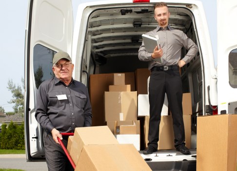 Removal truck hire for a residential move in West Hampstead