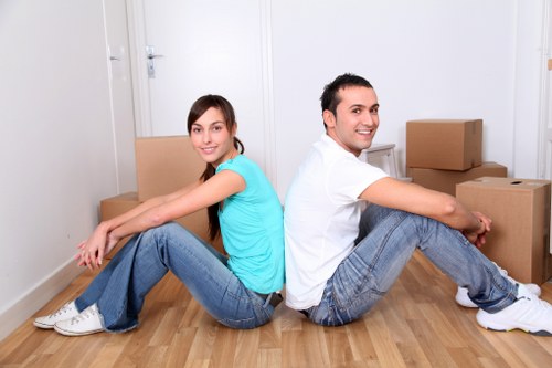 House move support for a flat in West Hampstead