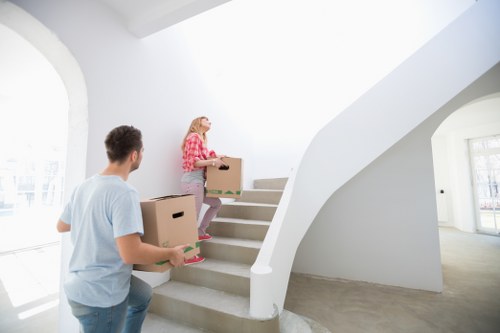 Residential moving van service in West Hampstead flats