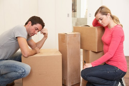 Organised unpacking service in a West Hampstead property