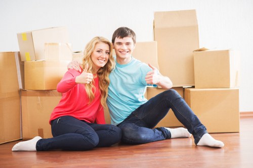 Office and small business moving van service in West Hampstead