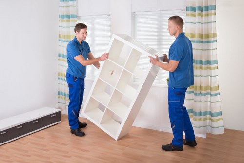 Local office movers handling a commercial relocation in West Hampstead