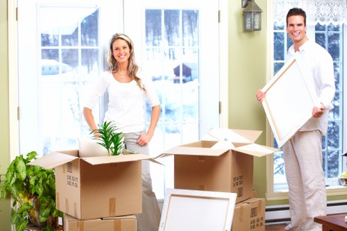 Packing and handling furniture for a flat move in West Hampstead